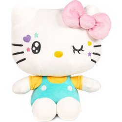 Play By Play Hello Kitty in Our Eyes 50th Anniversary με Γαλάζια Φόρμα 23cm