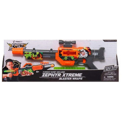 Just Toys Fast Shots Blaster Wraps Zephyr Xtreme Σετ Παιδικό Όπλο με Μαλακές Σφαίρες 590402