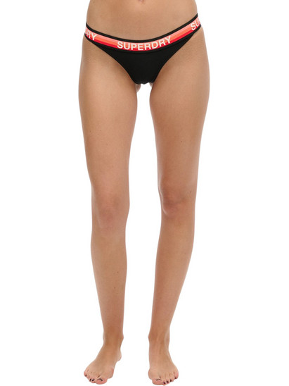 Superdry Bikini Slip Μαύρο W3010449A