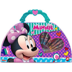 AS Company Minnie Σετ Ζωγραφικής με Βαλιτσάκι 50τμχ 1023-66214