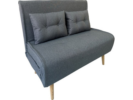 Zita Plus Sara Διθέσιος Καναπές Κρεβάτι Γκρι 134x80x84cm 40.0201