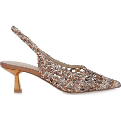 Exe Γόβες Slingback με Λεπτό Ψηλό Τακούνι Ροζ Χρυσές U470085131L5