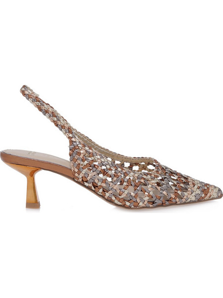 Exe Γόβες Slingback με Λεπτό Ψηλό Τακούνι Ροζ Χρυσές U470085131L5