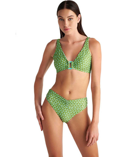 BLU4U Ψηλόμεσο Bikini Slip Πράσινο 25365336-26
