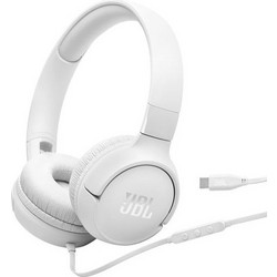 JBL Tune 520C Ενσύρματα Ακουστικά On Ear Λευκά
