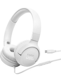 JBL Tune 520C Ενσύρματα Ακουστικά On Ear Λευκά