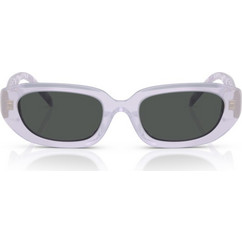 Tory Burch TB7219U-202387 Γυναικεία Γυαλιά Ηλίου Ορθογώνια Κοκάλινα Λευκά με Μαύρο Φακό