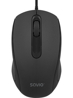 SAVIO MB-02 Ενσύρματο Ποντίκι Black