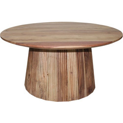 Pakoworld Canicule I Τραπεζάκι Σαλονιού Ξύλινο Φ80xΥ40cm 113-000047