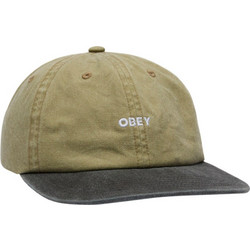 Obey Ανδρικό Καπέλο Jockey Υφασμάτινο Χακί 100580411-KHA