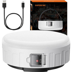 Superfire T25 Επαναφορτιζόμενη Λάμπα Led για Camping 400lm