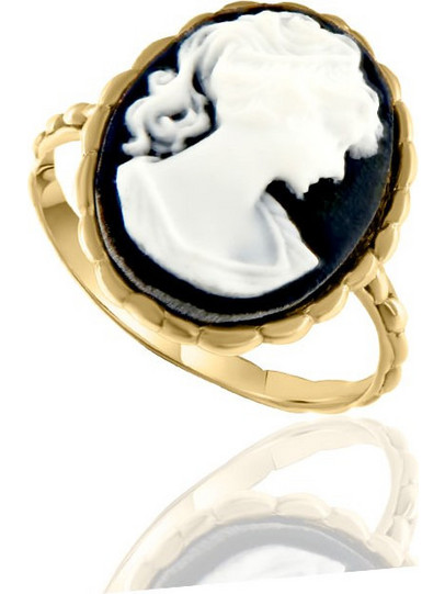 Cameo Γυναικείο Δαχτυλίδι από Xρυσό 14K 107311