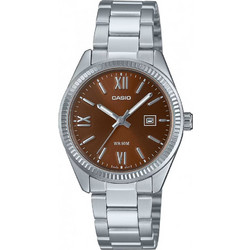 Casio Γυναικείο Ρολόι με Ασημί Μεταλλικό Μπρασελέ LTP-1302DD-5A