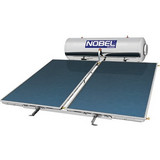 Nobel Classic Ηλιακός Θερμοσίφωνας 200lt 4m² Inox Τριπλής Ενέργειας Χαμηλού Ύψους για Αντλία Θερμότητας
