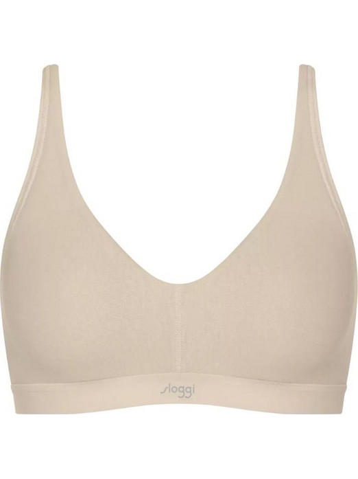 Sloggi Ever Ease Bralette χωρίς Μπανέλα Μπεζ 10219673-00UH