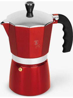 Berlinger Haus Metallic Line Burgundy Edition BH-8583 Μπρίκι Espresso 9Cups Κόκκινο
