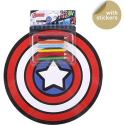 Cerda Captain America Σετ Ζωγραφικής 7τμχ