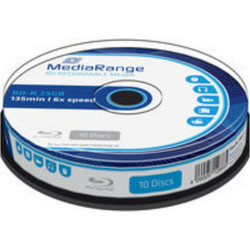 MediaRange MR499 Εγγράψιμα BD-R 6x 25GB Cake Box 10τμχ