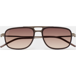 Kaleos KASTEN-02 Ανδρικά Γυαλιά Ηλίου Aviator Κοκάλινα Καφέ με Καφέ Φακό