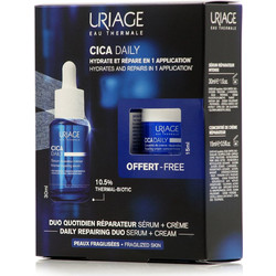 Uriage Bariederm Cica Daily Serum 30ml + Cica Daily Repairing Cream 15ml