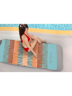 Guy Laroche 2504/02 Πετσέτα Θαλάσσης Γαλάζια 100x175cm