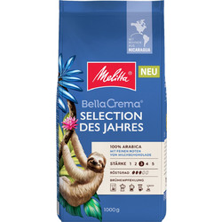 Melitta BellaCrema Selection Des Jahres Nicaragua Καφές Espresso σε Κόκκους 1kg