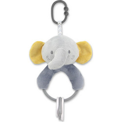 Lorelli Elephant Grey Υφασμάτινη Κουδουνίστρα Κρίκος