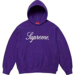 Supreme Script Ανδρικό Φούτερ με Κουκούλα & Τσέπες Μωβ FW24SW56