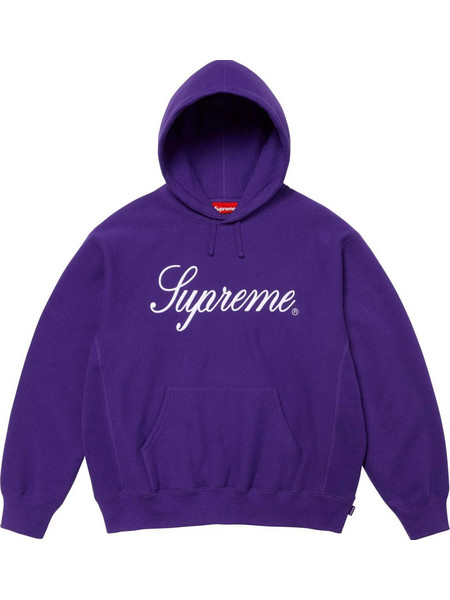 Supreme Script Ανδρικό Φούτερ με Κουκούλα & Τσέπες Μωβ FW24SW56