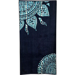 Komvos Πετσέτα Θαλάσσης Μαύρη 85x160cm 7088885-27