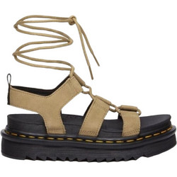 Dr. Martens Nartilla Tumbled Nubuck Γυναικεία Σανδάλια Suede Μπεζ 31738439