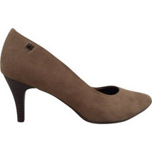 Piccadilly Ανατομικές Γόβες Suede με Λεπτό Ψηλό Τακούνι Χακί 745050