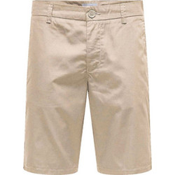 Only & Sons Ανδρική Βερμούδα Chino Μπεζ 22033340