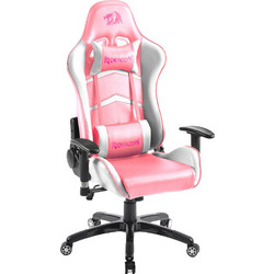 Redragon C326PW Καρέκλα Gaming Δερματίνης με Ρυθμιζόμενα Μπράτσα Ροζ Λευκή 28.16.0013