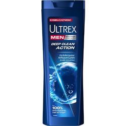 Ultrex Deep Clean Action Σαμπουάν για Επανόρθωση κατά της Πιτυρίδας 225ml