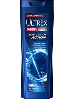 Ultrex Deep Clean Action Σαμπουάν για Επανόρθωση κατά της Πιτυρίδας 225ml