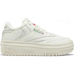 Reebok Club C Extra Γυναικεία Sneakers Flatforms Εκρού 100010060