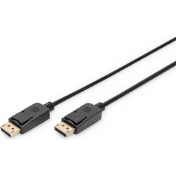 Digitus Καλώδιο DisplayPort 1.1 to DisplayPort Male 2m Black AK-340103-020-S