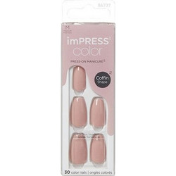KiSS ImPRESS Color MC Sumptuous Square Tips Νυχιών 30τμχ