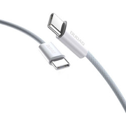 Dudao Braided USB-C to USB-C 30W 2m Light Blue 6976625331550