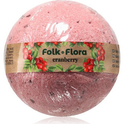 Folk & Flora Cranberry Bath Bomb 130gr