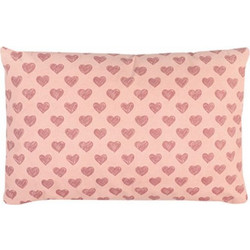 Record Hearts Μαξιλάρι Σκύλου Ροζ 90x60cm