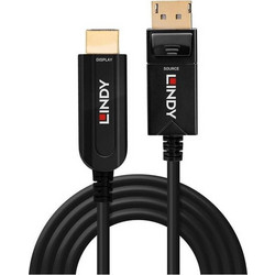 Lindy Καλώδιο DisplayPort 1.2 to HDMI Male 50m Black 38494