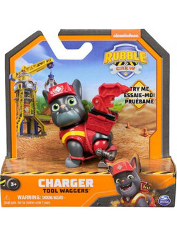 Spin Master Paw Patrol Rubble & Crew Charger Tool Waggers 20148303