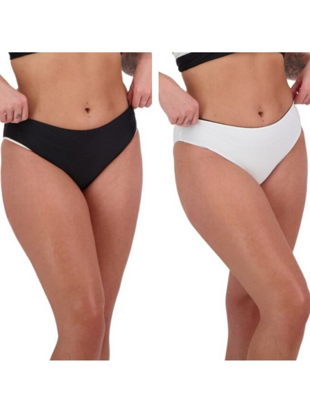 Moontide Bikini Slip Μαύρο Λευκό M7835CN