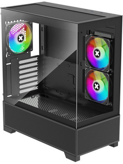 Xilence Xilent Beam Black Gaming Midi Tower Κουτί Υπολογιστή με Πλαϊνό Παράθυρο