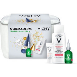 Vichy Normaderm Probio-BHA Exfoliant Serum 30ml + Micellar Water Sensitive Skin 100ml + Capital Soleil UV-Age Daily SPF50+ 3ml