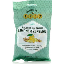 Specchiasol Propoli Plus EPID Καραμέλες για Πονόλαιμο Λεμόνι & Τζίντζερ 67gr