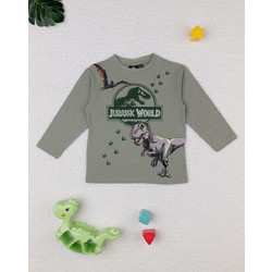 Prenatal Jurassic World Παιδικό T-Shirt Μακρυμάνικο Χακί 1433498