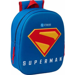 Safta Superman Σχολική Τσάντα Πλάτης Νηπιαγωγείου Μπλε S4312572